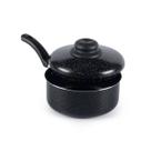 Panela Antiaderente Tampa De Aluminio 16cm Preto Nacional