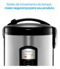 Panela Arroz Elétrica Elgin 10 Xícaras Inox 700w Rizzo 220v