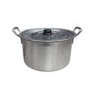 Panela Caçarola 28cm 8L Linha Hotel Industrial Restaurante Alumi-Aço Alumínio Polido Alto Brilho Ultra Resistente Anatômica Alta Durabilidade