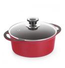 Panela Caçarola Antiaderente 1,30 L N16 Vermelha- Carola Panela Caçarola Antiaderente 1,30 L N16 Vermelha- Carola