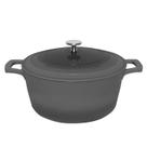 Panela Caçarola Antiaderente Revestimento Cerâmico 24cm Cooktop Fogão Indução Cook&Chef