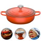 Panela Caçarola Antiaderente Revestimento Cerâmico 26cm 3,4L Grossa