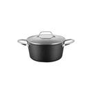 Panela Caçarola Black Rock Indução Fundo Triplo 24cm 4,3L Preta Mimo Style