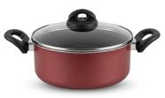 Panela/caçarola cereja c/tampa vidro e alça 4,30l Panela/caçarola cereja c/tampa vidro e alça 4,30l