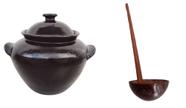 Panela Caçarola De Barro Para Feijoada Caldo - 3 L Panela Caçarola De Barro Para Feijoada Caldo - 3 L