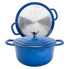 Panela Caçarola Florença Cerâmica 24cm C/ Tampa Forno Indução Antiaderente