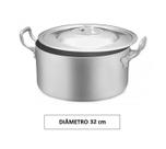 Panela Caçarola Industrial Alumínio Vigor 12 L 15x32cm