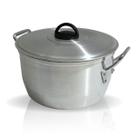 Panela Caçarola para Feijoada Grande 30 cm de Alumínio 9,5 Litros Alumínios Portela