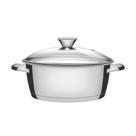 Panela Caçarola Rasa Tramontina Inox 3,3L com Tampa - 7891116079232 Panela Caçarola Rasa Tramontina Inox 3,3L com Tampa - 7891116079232