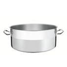 Panela Caçarola Rasa Tramontina Professional Aço Inox Fundo Triplo Sem Tampa 45cm 35l Tramontina