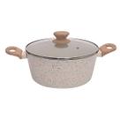 Panela Caçarola Style Cook em Alumínio Indução 28cm 7,0L Mármol 10254 Mimo Style