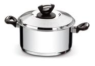 Panela Caçarola Tramontina Solar Baquelite Funda 24cm em Aço Inox