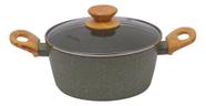 Panela Caçarola Verde 20cm Indução Cerâmico 4mm Style Cook