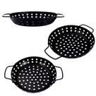 Panela Churrasqueira Grelha Antiaderente Fritadeira Cesto Churrasco Legumes Camarao Peixe Grelhado