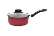 Panela Com Tampa Ruby Brinox Antiaderente 1,3 Litros Ø 16 cm Vermelho Panela Com Tampa Ruby Brinox Antiaderente 1,3 Litros Ø 16 cm Vermelho