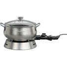 Panela cuisinart para fondue + acessórios em aço inox 220v cfo-50cbbrb