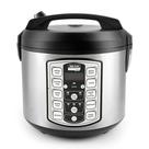 Panela de arroz Aroma Housewares ARC-5000SB 4L em aço inoxidável