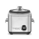 Panela de arroz Cuisinart CRC-400P1 4 xícaras de aço inoxidável Panela de arroz Cuisinart CRC-400P1 4 xícaras de aço inoxidável