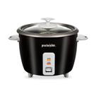 Panela de Arroz e Vaporizador Proctor Silex 16 xícaras - Preta