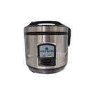 Panela de Arroz Elétrica de Inox 10 xícaras 127V Compacta Antiaderente