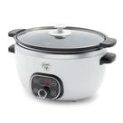 Panela de cozimento lento GreenLife 7,5 L programável antiaderente branca