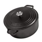 Panela De Ferro Caçarola Neo 7,400 L 30 Cm Tampa Ferro