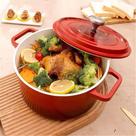 Panela de Ferro Fundido com Tampa Inox 24cm e Estilo e Desempenho Superior