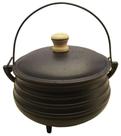 Panela de Ferro Fundido com Tripé Fundição Santana - 24 Cm / 2.0 Lt