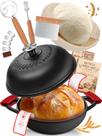 Panela de ferro fundido ORWIPO 6QT para assar pão com kit Panela de ferro fundido ORWIPO 6QT para assar pão com kit