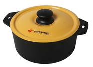 Panela de Ferro Fundido Tampa Amarela 280x115 Met.Venâncio Panela de Ferro Fundido Tampa Amarela 280x115 Met.Venâncio