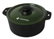 Panela de Ferro Fundido Tampa Verde 240x115 Met. Venâncio