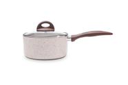 Panela De Indução Com Tampa Ceramic Life Brinox Granada 1,25 Litros Ø 16 cm Vanilla