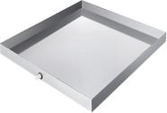 Panela de máquina de lavar roupa VEVOR 304 em aço inoxidável 32x32x6.35cm Panela de máquina de lavar roupa VEVOR 304 em aço inoxidável 32x32x6.35cm