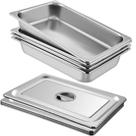 Panela de mesa a vapor VEVOR 20.8Lx13Wx9.4D em aço inoxidável com tampa