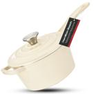 Panela de molho Hamilton Beach em ferro fundido esmaltado 2L cinza Panela de molho Hamilton Beach em ferro fundido esmaltado 2L cinza
