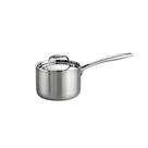 Panela de molho Tramontina Tri-Ply Clad de aço inoxidável 1,5 L com tampa