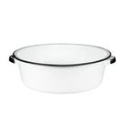 Panela de prato Granite Ware 15 litros de aço esmaltado branco