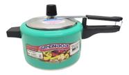 Panela De Pressão 2,5 Litros Grenada Pequena De Alumínio Verde Turqueza