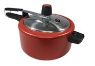Panela De Pressão 3,0 Lts Vermelho Rouge Antiaderente Teflon 5 camadas