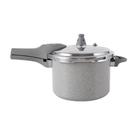 Panela de Pressão 4,2 L Antiaderente Ceramic Life Marble Blend com Indução Cinza Claro