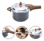 Panela De Pressão 4,2 Litros Brinox Indução Antiaderente Preto