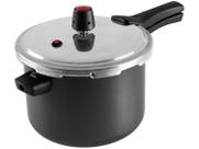 Panela de pressão 4,5l fechamento externo antiaderente grafite panelux magnific