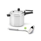 Panela De Pressão 4,5l Polida Panelux E Concha Aço Inox