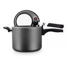 Panela de Pressão Antiaderente 4,5L com Visor de Vidro 4,5 Litros MTA 6002 Grafite