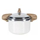 Panela de Pressão Antiaderente Revestimento Cerâmico com Indução 5,4L Vanilla Brinox