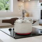 Panela de Pressão Brinox Pressume Ceramic Life 4,2L Antiaderente Cerâmica com Fundo de Indução Segura