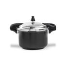 Panela de Pressão Brinox Pressure Indução Antiaderente 5,4L Preta - 4953/100