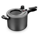 Panela de Pressão C/Visor de Vidro 4,5L Grafite - MTA