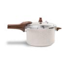 Panela de pressao ceramiclife pressure 4,2l brinox vanila