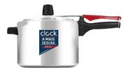 Panela De Pressão Clock Eco Polida 4,5 Litros 9295306123 Cor Prateado